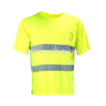 High quality fashion new 100% polyester breathable mens reflective safety T-shirt